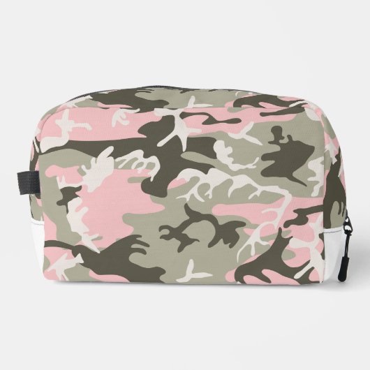 Roze en groene camouflage, leger, leger toilettasje (Voorkant)