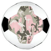 Roze en groene camouflage, leger, leger voetbal (Gedraaid)