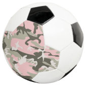 Roze en groene camouflage, leger, leger voetbal (Drie kwart)