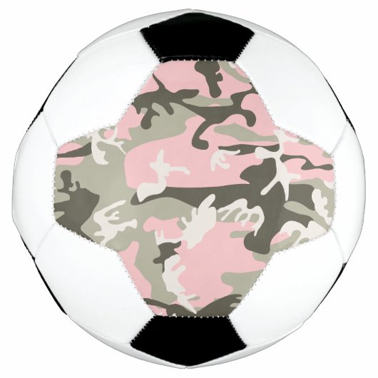 Roze en groene camouflage, leger, leger voetbal (Voorkant)