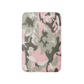 Roze en groene camouflage, militair, leger badmat (Voorkant Verticaal)