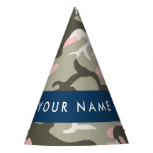 Roze en groene camouflage Personaliseer je naam