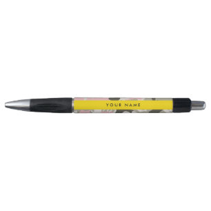 Roze en groene camouflage personaliseer je naam pen