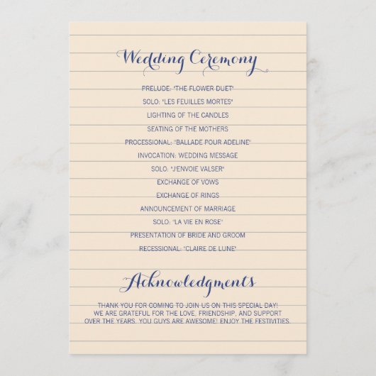 Roze en groene chemie huwelijksprogramma's programmakaart (Achterkant)