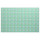 Roze en groene cocktails stof (Yard (91,4 cm))