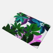 Roze en groene deurmat (Schuin)