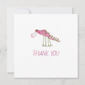 Roze en groene draak Hartelijk dank (Voorkant)