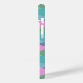 Roze en groene driehoeken Case-Mate iPhone case (Achterkant / Links)
