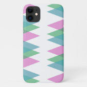 Roze en groene driehoeken Case-Mate iPhone case (Achterkant)