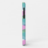 Roze en groene driehoeken Case-Mate iPhone case (Achterkant/links)