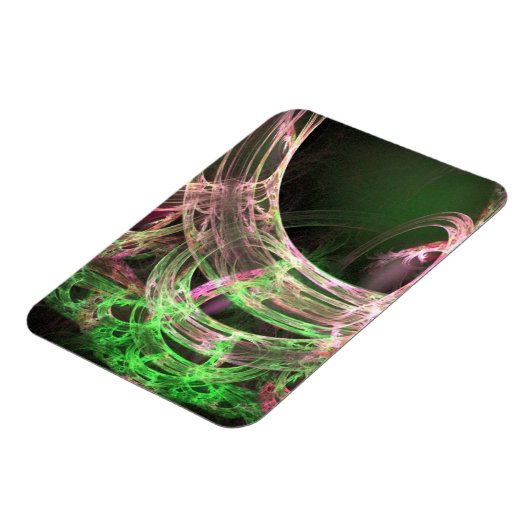 Roze en groene energie magneet