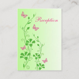 Roze en groene flora Butterflies Enclosure Kaart