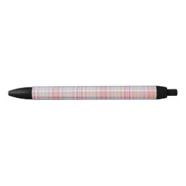 Roze en groene geometrische ruit zwarte inkt pen