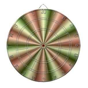 Roze en groene gepantserde pleat dartboard dartbord