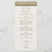 Roze en groene Gerbera Daisy Wedding Program Programmakaart (Achterkant)