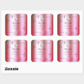 Roze en groene gradiënt  de Etiketten van het Prod (Vel)