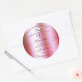 Roze en groene gradiënt de Etiketten van het Prod (Envelop)