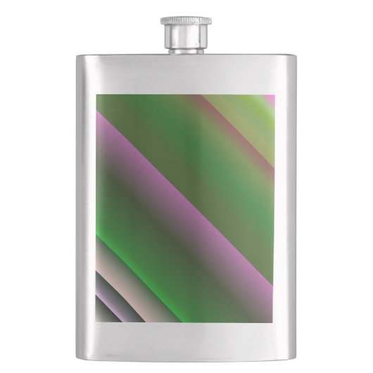 Roze en groene gradiënt leuk flacon (Voorkant)