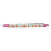 Roze en groene Hibiscus Print Pen (Voorkant)