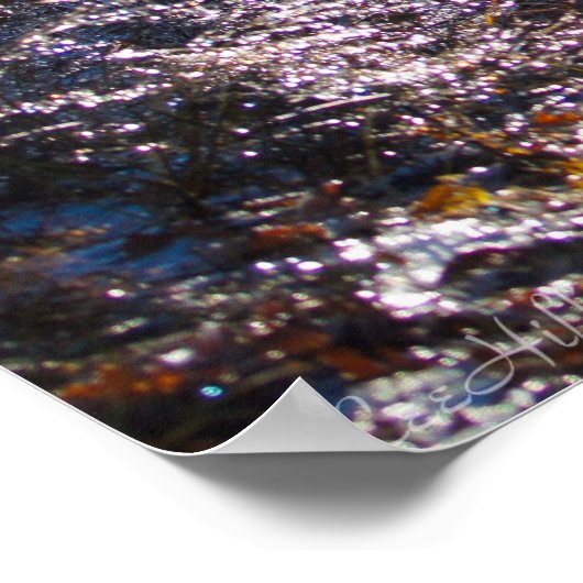 Roze en groene ijskoud warmlappen poster (Hoek)