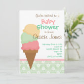 Roze en groene ijsvormer kaart (Staand voorkant)