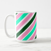 Roze en groene kerst-candy strepen