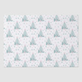 Roze en groene kerst tissuepapier (Voorkant)