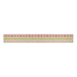 Roze en groene kerstbomen grosgrain lint