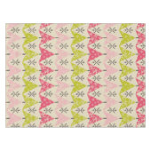 Roze en groene kerstbomen. tafelkleed (Voorkant (Horizontaal))