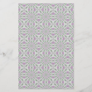 Roze en groene kerstgerechten briefpapier
