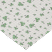 Roze en groene klaver St. Patrick tafelkleed (Gekanteld)