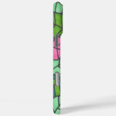 Roze en groene kleppen afdrukken Case-Mate iPhone case (Achterkant / Rechts)