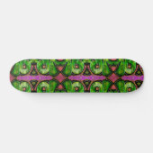 Roze en groene kleurrijke graffiti skateboard (Horizontaal)