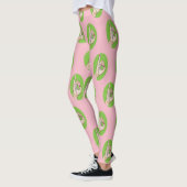 Roze en groene leggings (Links)