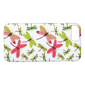 Roze en groene libellen Case-Mate iPhone case (Achterkant (Horizontaal))