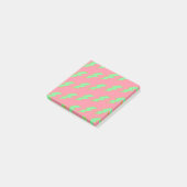 Roze en groene Lightning Vibrant Back-to-School Post-it® Notes (Schuin)
