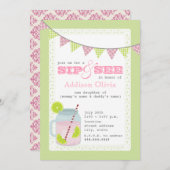 Roze en groene limonade & Limoen Sip + Zie Kaart (Voorkant / Achterkant)