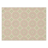 Roze en groene mandala patroon ontwerp tafelkleed (Voorkant (Horizontaal))