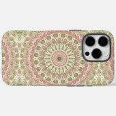 Roze en groene mandala patroonontwerp Case-Mate iPhone case (Achterkant (horizontaal))