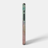 Roze en groene marmeren Case-Mate iPhone-hoes iPhone Hoesje (Linkerkant)