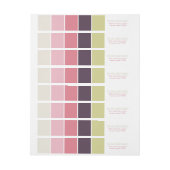 Roze en groene moderne kleurenblokken (Vel)