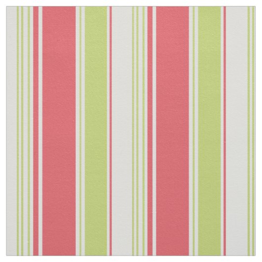 Roze en groene moderne strepen stof (Swatch)