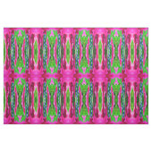 Roze en groene natuurmode stof (Fat Quarter)