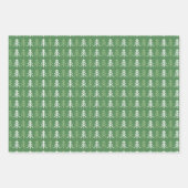 Roze en groene Nordic Trio Inpakpapier Vel (Voorkant 2)