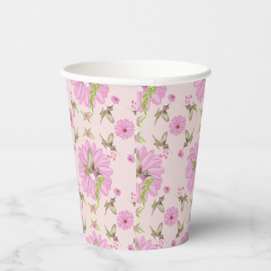 Roze en groene nostalgische beker van Floral Paper (Rechts)