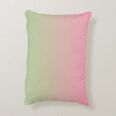 "Roze en groene ombre" Decoratief Kussen (Achterkant (Verticaal))