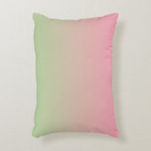 "Roze en groene ombre" Decoratief Kussen (Voorkant(Verticaal))