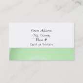 Roze en Groene Ontwerper Cake Visitekaartje (Achterkant)
