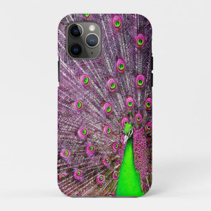 Roze en groene pacock, Case-Mate iPhone case