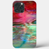 Roze en groene parelvormige virtuele textuur Case-Mate iPhone case (Achterkant)